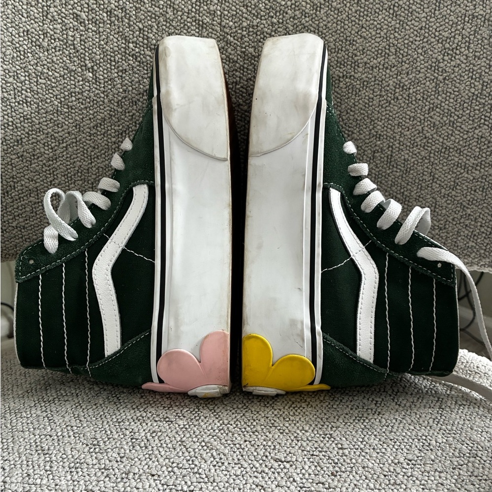Vans Sk8-Hi Tapered Stackform OSF floral platform sneakers, size 5.5 - Picture 6 of 13